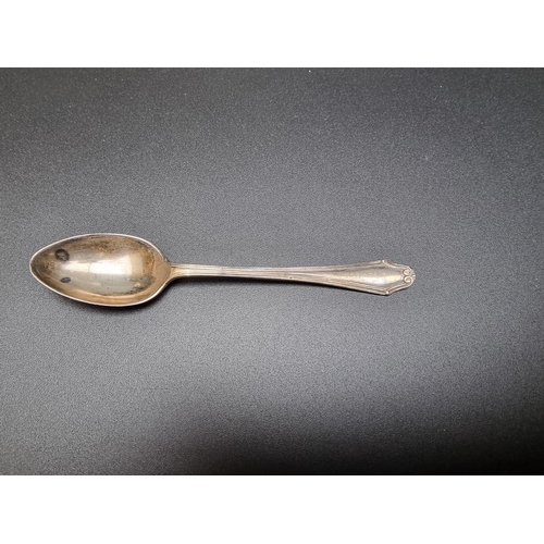 370 - A cased set of six silver teaspoons, by Josiah Williams & Co, London 1930, 47g.