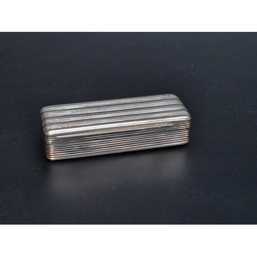 417 - A George IV silver rectangular snuff box, by Edward Smith, Birmingham 1829, 7cm, 53g.... 