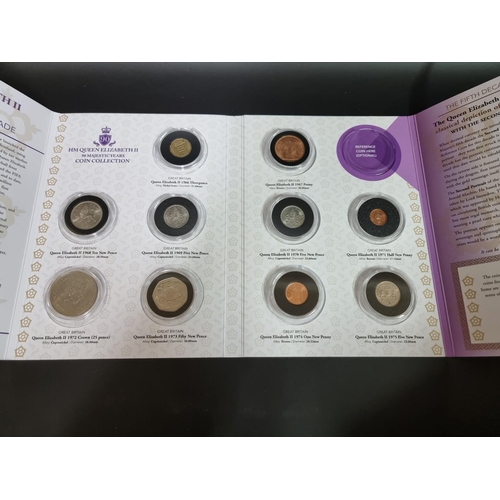 814 - Coins: a boxed London Mint Office 'The HM Queen Elizabeth II 90 Majestic Years' Coin Collection.... 