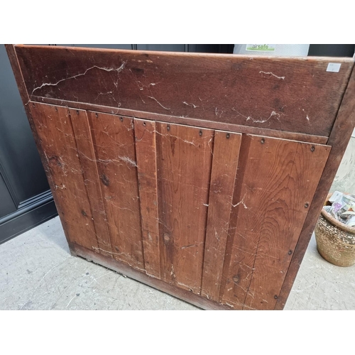 1074 - A good late Victorian, Gothic revival, oak and inlaid chest of drawers, in the manner of John Pollar... 