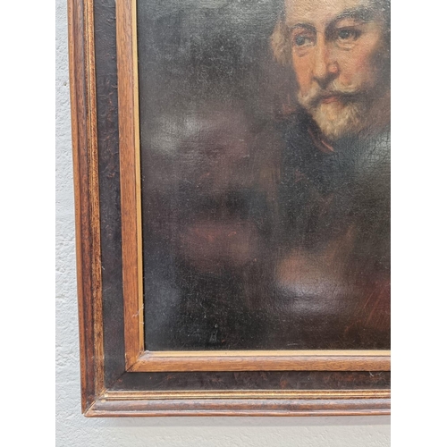 1171 - WITHDRAWN FROM SALE European School, 19th century, bust length portrait of a bearded gentleman, in t... 