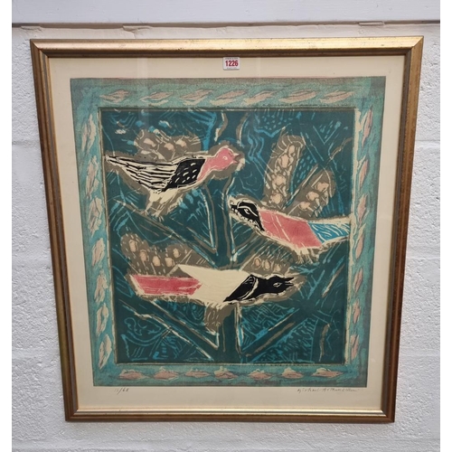 1226 - Michael Rothenstein, 'Forest Birds', signed and numbered 18/65, woodcut, I.66 x 60.5cm.... 