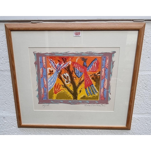 1227 - Michael Rothenstein, 'Birds & Branches II', signed and numbered 93/100, screen print, I.27 x 37.... 