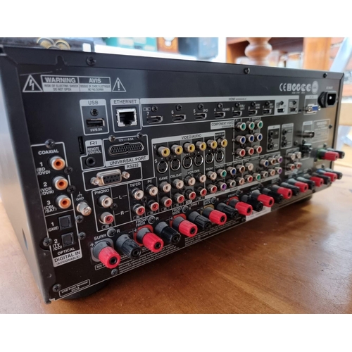 1250 - An Onkyo TX-NR809 AV receiver, (lacking leads).