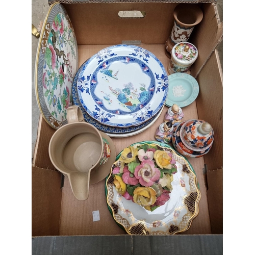 1313 - A mixed lot of Victorian and later pottery and porcelain. 