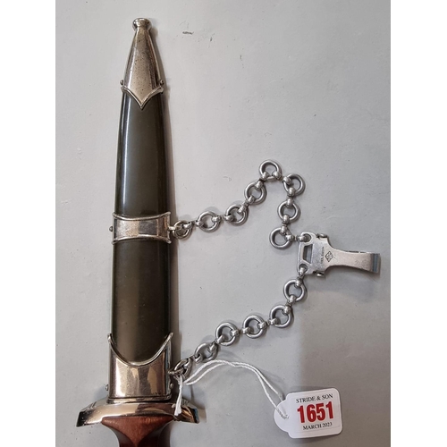 1651 - A German Third Reich style NPEA Leader's dagger and sheath.