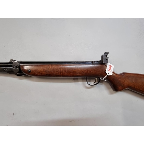 1659 - A Webley MKII Service .177 cal air rifle.