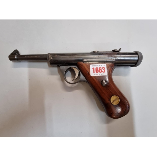 1663 - A Haenel Model 28 .177 cal air pistol, No.11265.