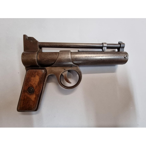 1665 - A Webley Junior .177 cal air pistol, No.J18071.