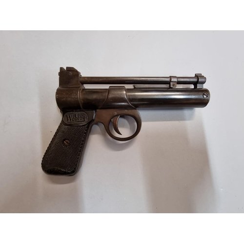 1666 - A Webley Junior .177 cal air pistol, No.1087.