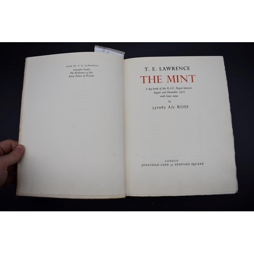 30 - LAWRENCE (T E): 'The Mint..a Day-Book of the RAF Depot between August and December 1922 with la... 