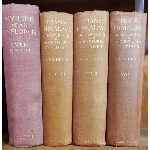 142 - HEDIN (Sven): 'Trans-Himalaya...Discoveries and Adventures in Tibet', London, Macmillan, 1910-1... 