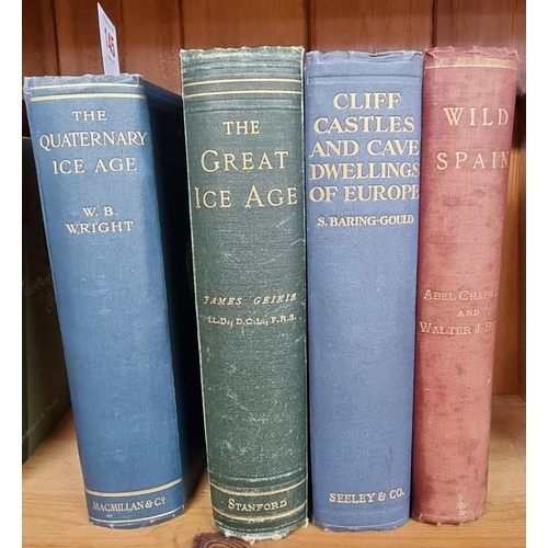 145 - WRIGHT (W B): 'The Quaternary Ice Age..', London, Macmillan, 1914: publishers blue cloth gilt, ... 