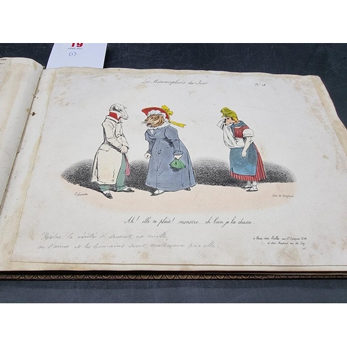 19 - GEORGIAN SCRAP ALBUM: early 19thc scrap album containing a broad range of pencil sketches, prin... 