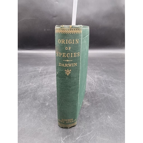 20 - DARWIN (Charles): 'The Origin of Species by means of Natural Selection...', London, John Murray... 