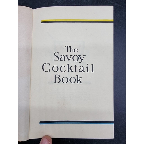 253 - CRADDOCK (Harry): 'The Savoy Cocktail Book': London, Constable and Company Ltd, 1931 reprint, 8... 