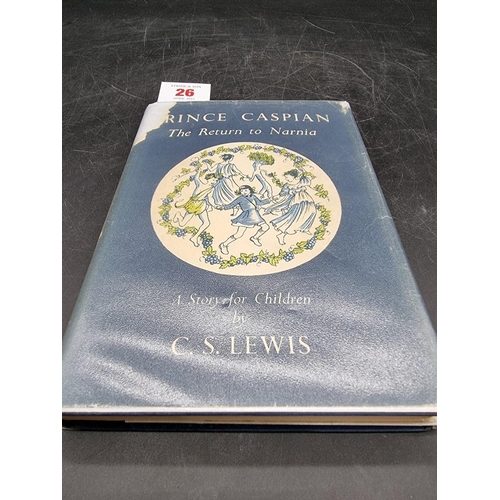 26 - LEWIS (C S): Chronicles of Narnia: The Lion, The Witch and The Wardrobe/Price Caspian First Edi... 