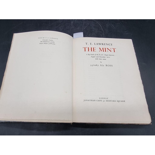 30 - LAWRENCE (T E): 'The Mint..a Day-Book of the RAF Depot between August and December 1922 with la... 