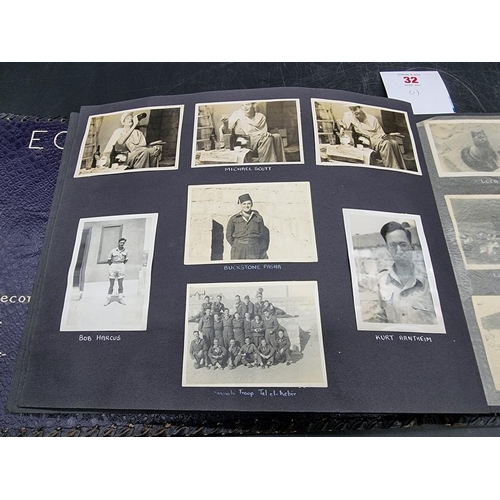 32 - PHOTOGRAPH ALBUM: 'Egypt, Palestine, Cyprus, Trans-Jordan...a record in pictures of my travels ... 