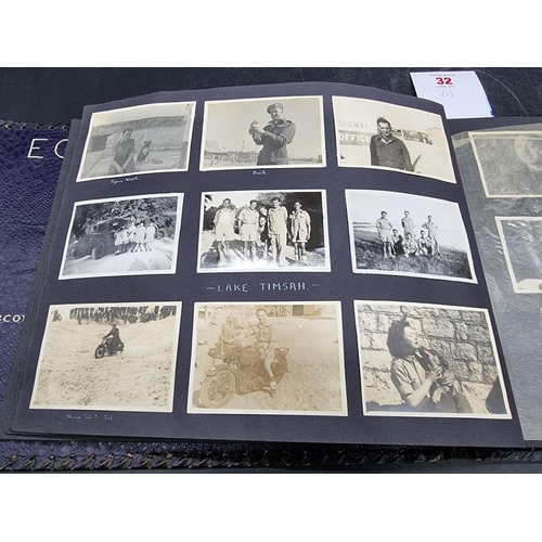 32 - PHOTOGRAPH ALBUM: 'Egypt, Palestine, Cyprus, Trans-Jordan...a record in pictures of my travels ... 