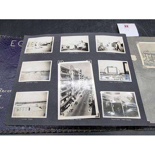 32 - PHOTOGRAPH ALBUM: 'Egypt, Palestine, Cyprus, Trans-Jordan...a record in pictures of my travels ... 