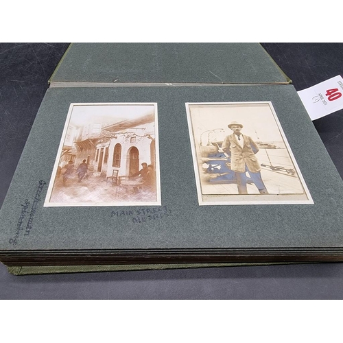 40 - GREECE: album of 49 original photographs of Greece c.1900, including Moudros, Island of Lemnos,... 