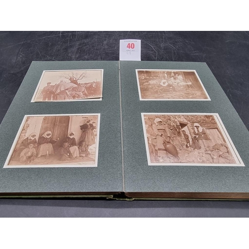 40 - GREECE: album of 49 original photographs of Greece c.1900, including Moudros, Island of Lemnos,... 