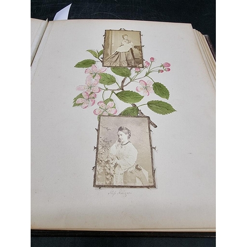 42 - DALGETY FAMILY: photograph album of the Dalgety Family of Lockerley Hall, circa 1870, approx 38... 