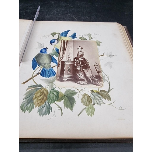 42 - DALGETY FAMILY: photograph album of the Dalgety Family of Lockerley Hall, circa 1870, approx 38... 