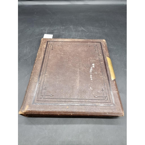 42 - DALGETY FAMILY: photograph album of the Dalgety Family of Lockerley Hall, circa 1870, approx 38... 