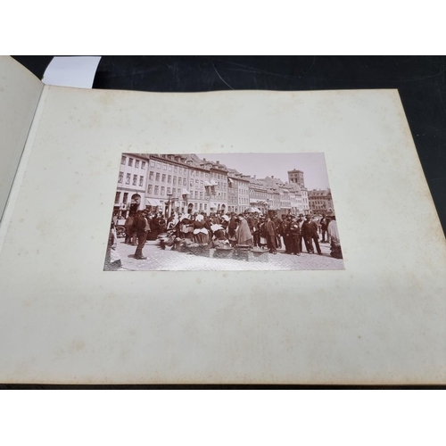 43 - PHOTOGRAPH ALBUM: European Scenes, approx 30 images including Greeks in traditional dress, albu... 