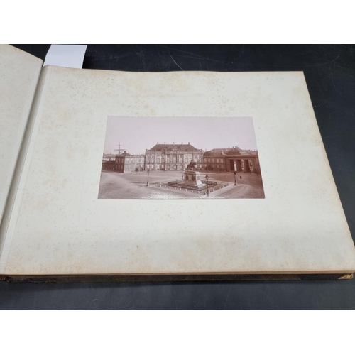 43 - PHOTOGRAPH ALBUM: European Scenes, approx 30 images including Greeks in traditional dress, albu... 