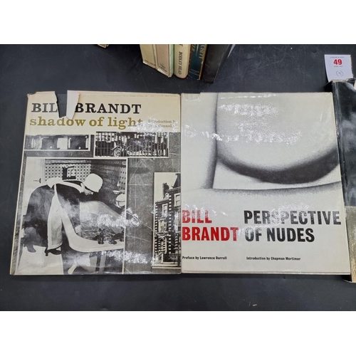 49 - PHOTOGRAPHY: BRANDT (Bill): 'Shadow of Light': Bodley Head, 1966: FIRST EDITION, publishers bla... 