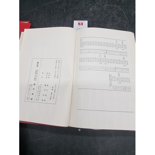 53 - JAPAN: seven volumes relating to Japanese art, plus one other related. (8)