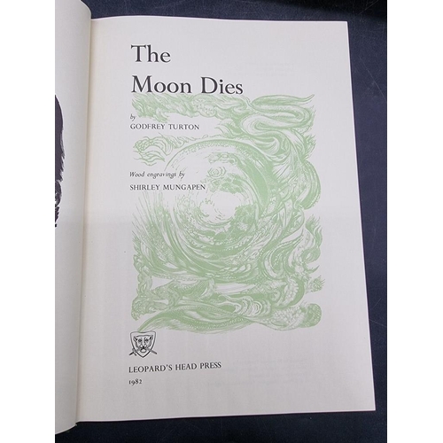 54 - LEOPARD'S HEAD PRESS: TURTON (Godfrey): 'The Moon Dies': Leopard's Head Press, 1982: wood engra... 