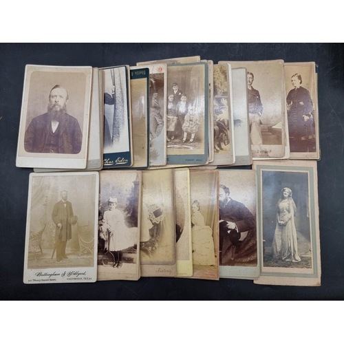 55 - CARTE DE VISITE ALBUM: Bible Flower Mission: album of carte de visite and cabinet cards, presen... 