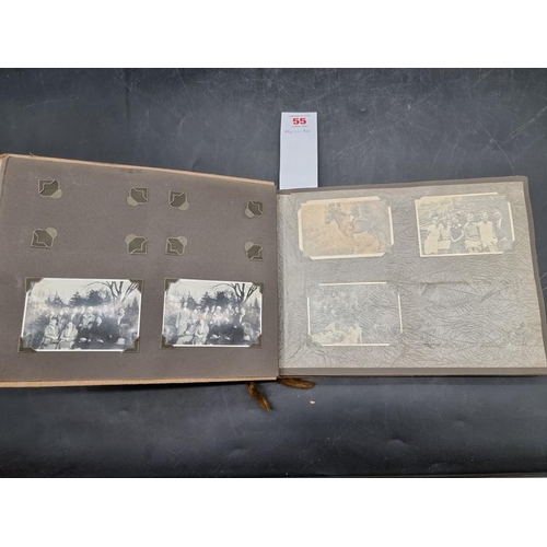 55 - CARTE DE VISITE ALBUM: Bible Flower Mission: album of carte de visite and cabinet cards, presen... 