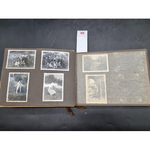 55 - CARTE DE VISITE ALBUM: Bible Flower Mission: album of carte de visite and cabinet cards, presen... 