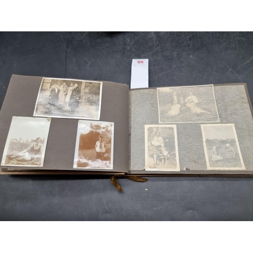 55 - CARTE DE VISITE ALBUM: Bible Flower Mission: album of carte de visite and cabinet cards, presen... 