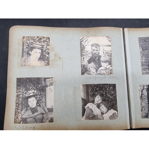 55 - CARTE DE VISITE ALBUM: Bible Flower Mission: album of carte de visite and cabinet cards, presen... 