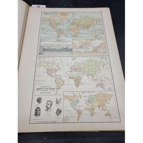 56 - ATLAS: 'Black's General Atlas of The World..', London, Adam & Charles Black, 1897: 55 engraved m... 