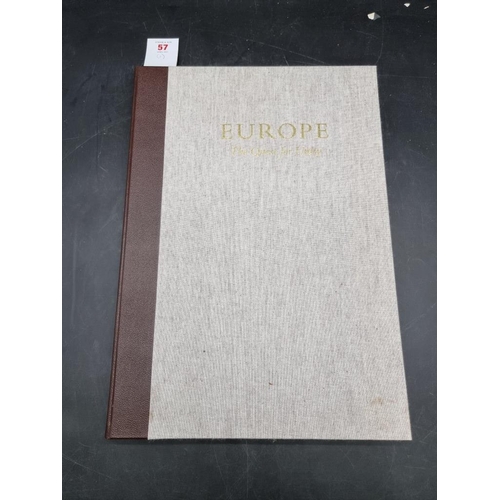 57 - MCGRANDLE (Leith): 'Europe..the Quest for Unity': Ranelagh Editions, 1975: 1 of 475 copies, pen... 