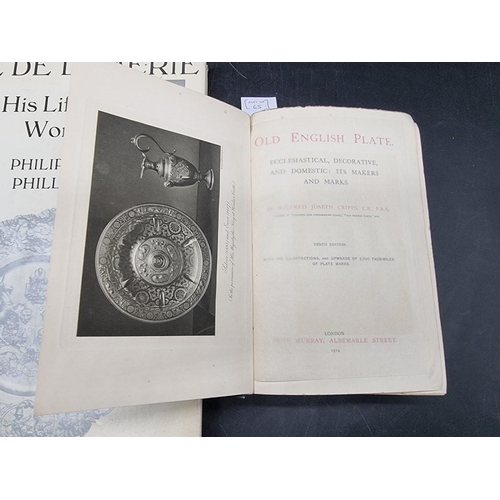 65 - PHILLIPS (Philip A.S): 'Paul de Lamerie...Citizen and Goldsmith of London: a study of his life ... 