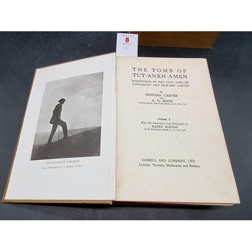 8 - CARTER (Howard & MACE, Arthur Cruttenden): 'The Tomb of Tutankhamen...discovered by the lat... 