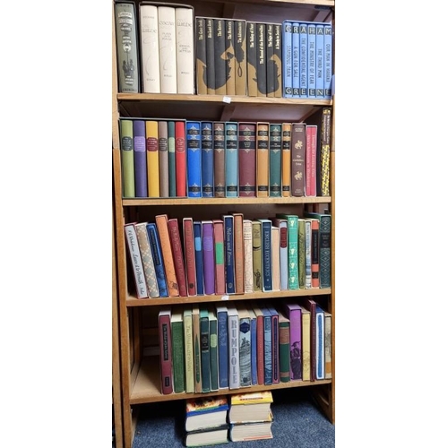 91 - FOLIO SOCIETY: a quantity over 4 shelves, 77 vols all in slipcase, generally in very good condition:... 