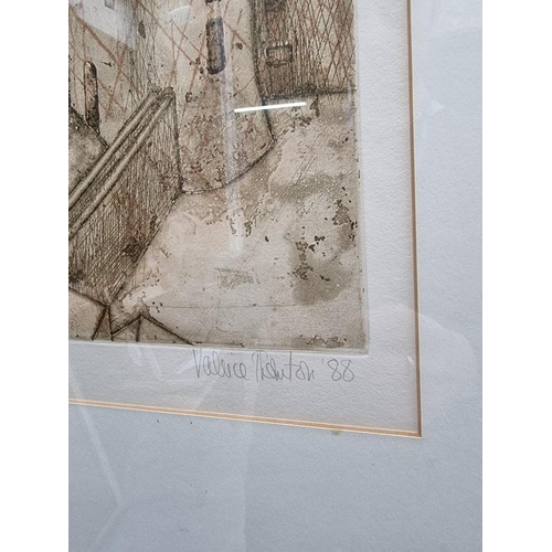 1125 - Valerie Thornton, 'Urbino', signed and dated '88, labelled verso, artists proof print, pl.45 x ... 