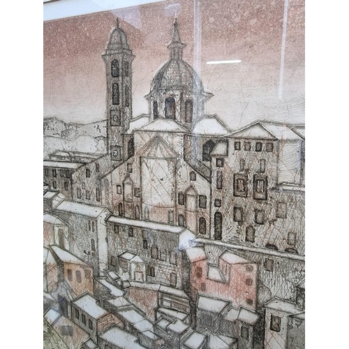 1125 - Valerie Thornton, 'Urbino', signed and dated '88, labelled verso, artists proof print, pl.45 x ... 