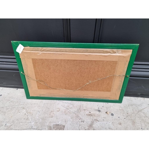 1132 - A Rolex style rectangular wall mirror, 30 x 51.5cm. 