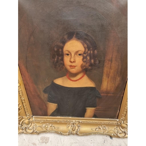 1139 - British School, mid 19th century, bust length portraits of Louisa Maria Bird and Emily Fanny Stoffor... 