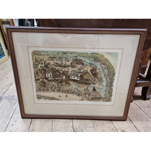 1174 - Glynn Thomas, three pencil signed prints, largest pl.26 x 40cm; together with four others. (7)... 